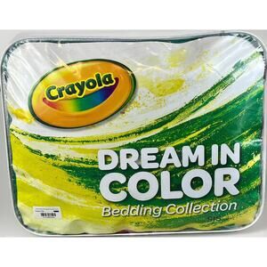 Crayola Dream In Color Bedding Comforter Set Full/Queen- Owl Always Love You NWT